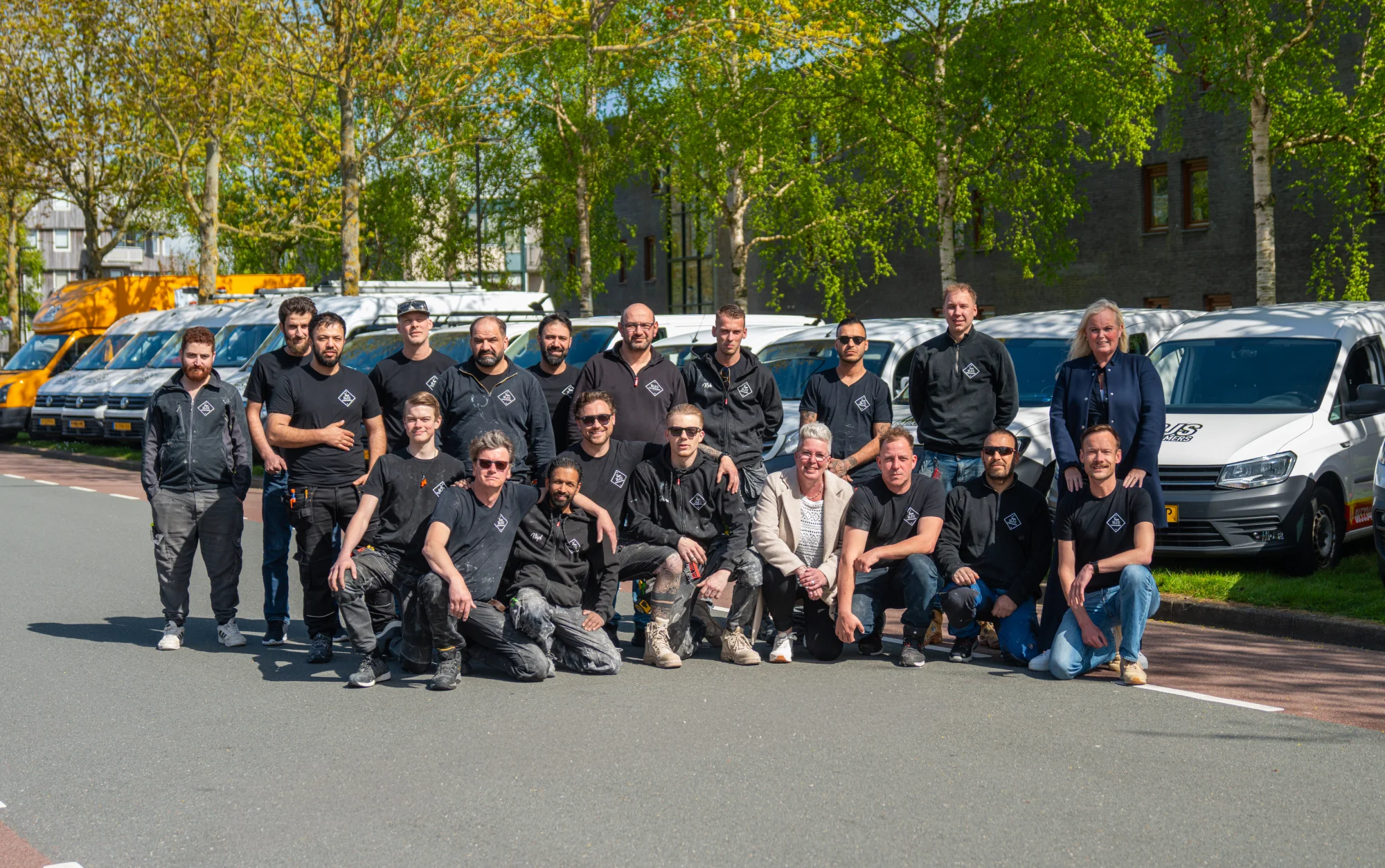 Het team van RJS Badkamers